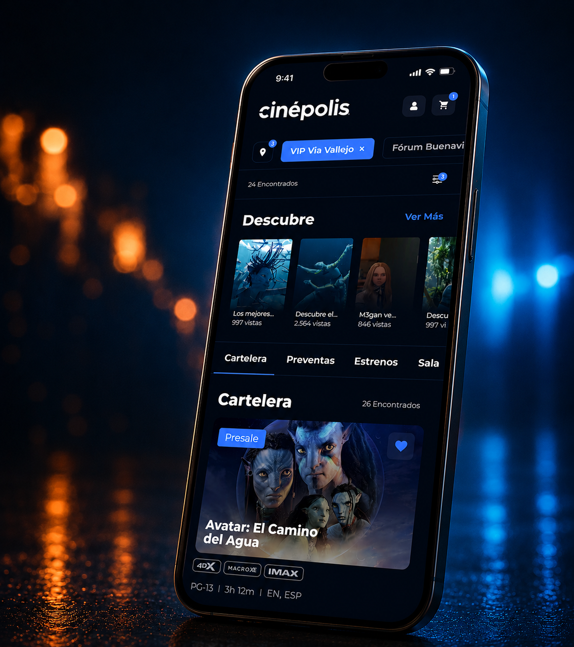 Cinépolis after redesign