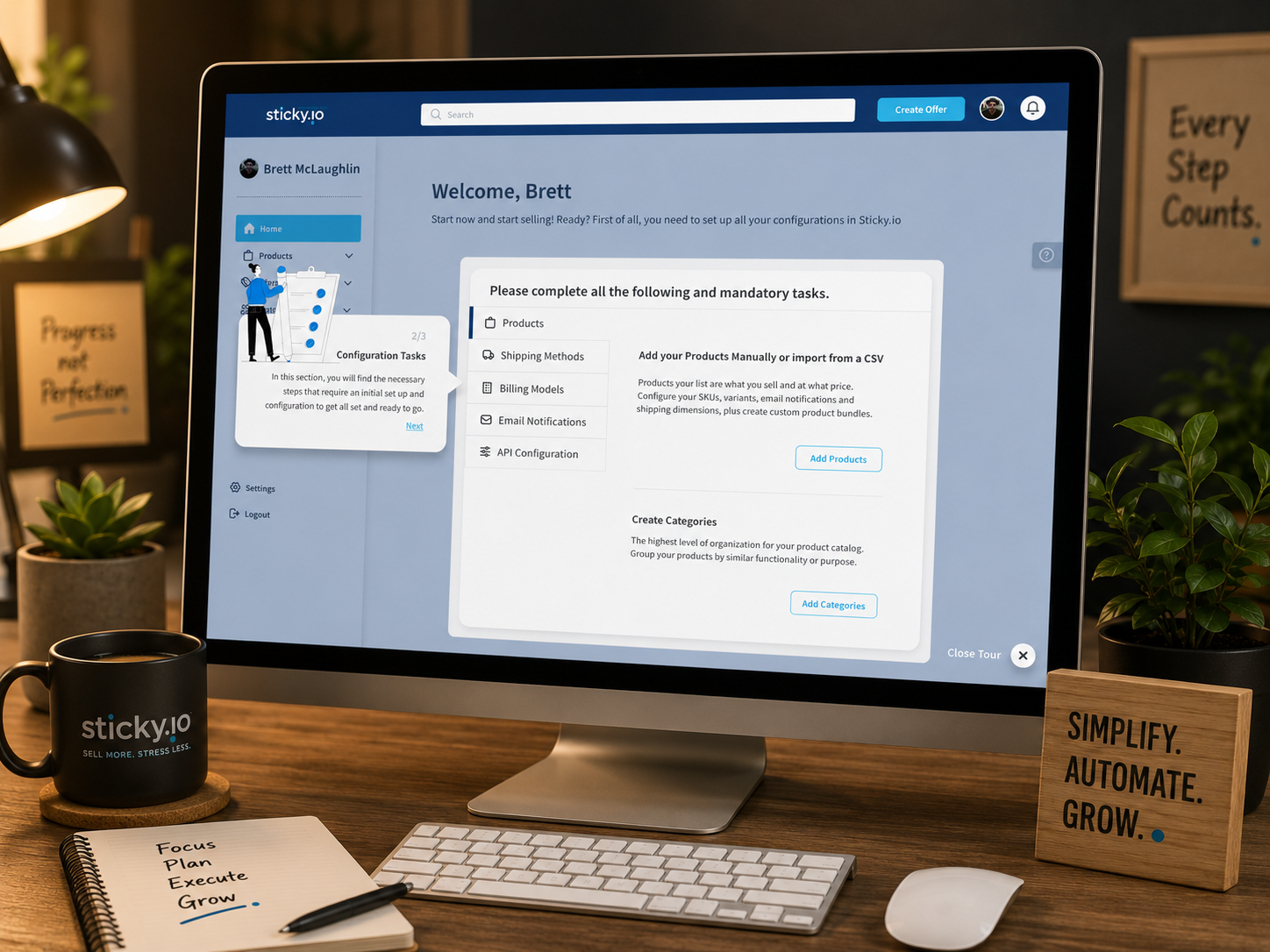 Sticky.io platform redesign